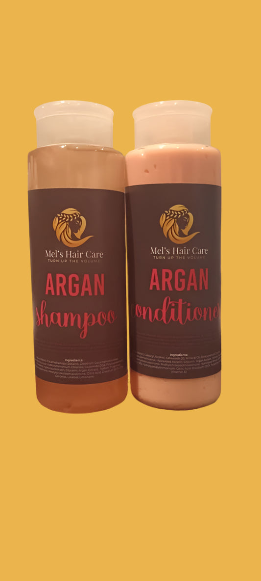 500ml Argan Sulphate Free Shampoo & Conditioner