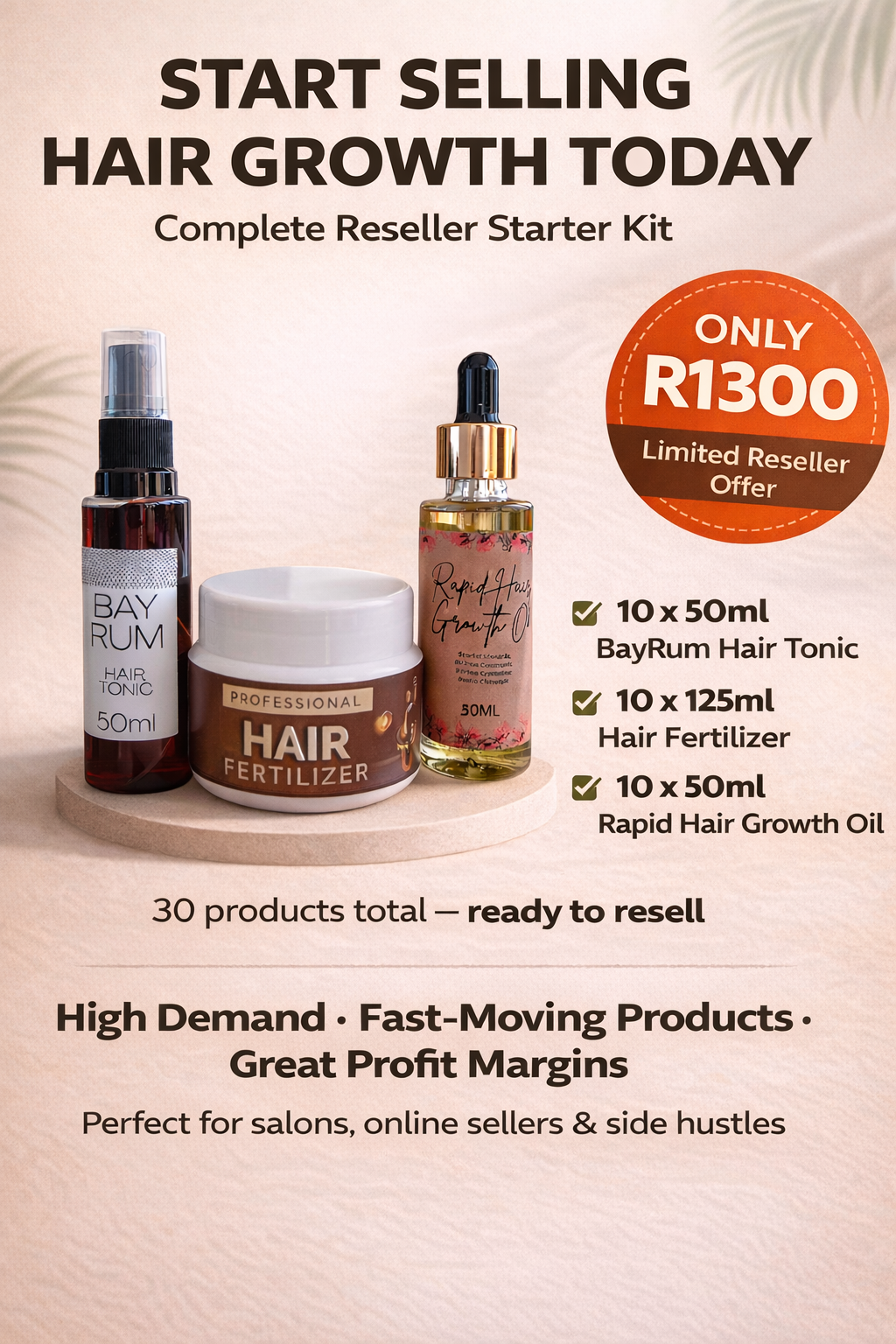 Hair Growth Combo - Reseller Kit