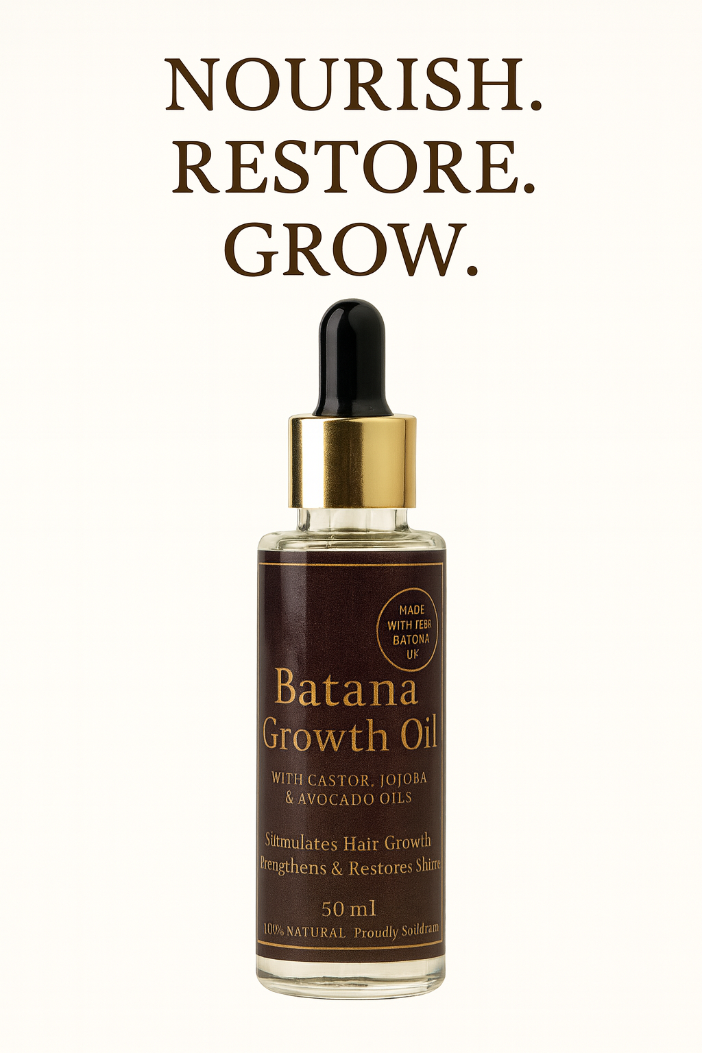 Batana Growth Oil – 50ml | Natural Hair Growth & Repair Oil