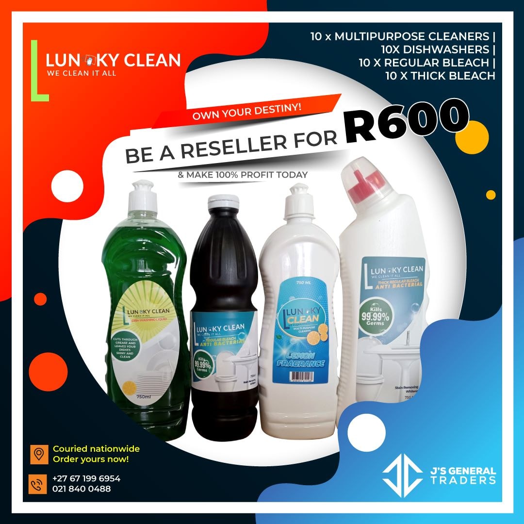 750ml Cleaning Reseller Combo
