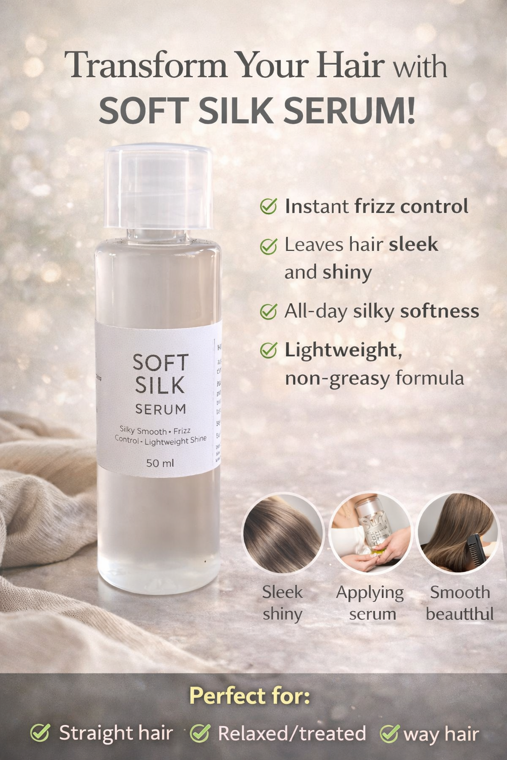 50ml Soft Silk Serum