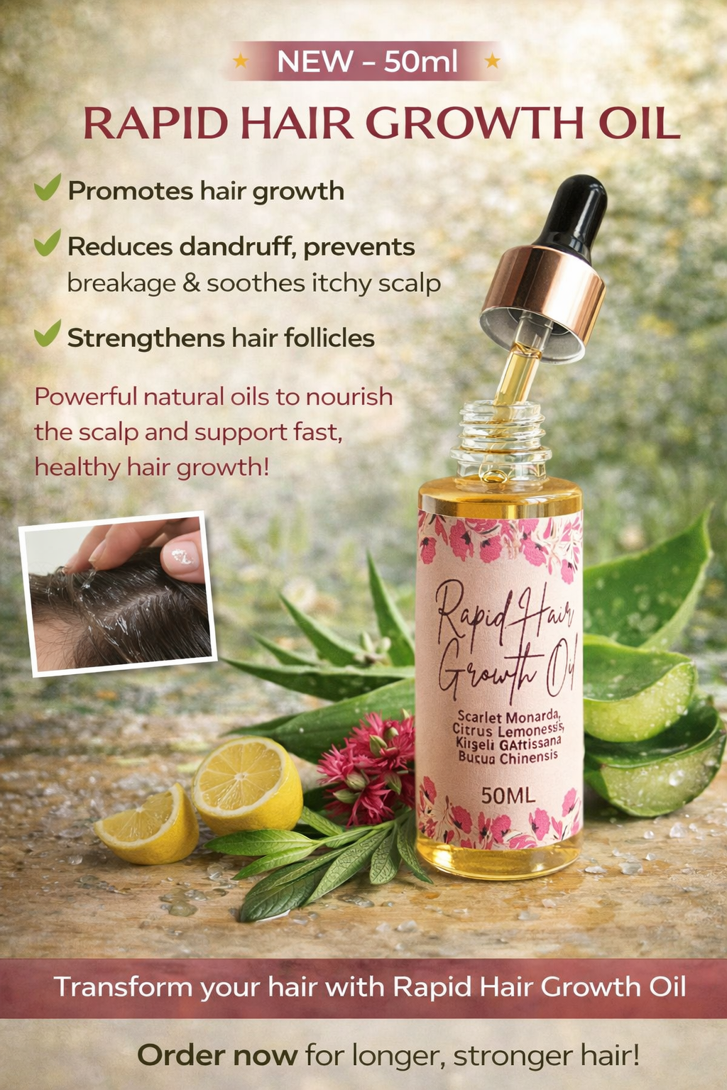 50ml Rapid Hair Growth Oil