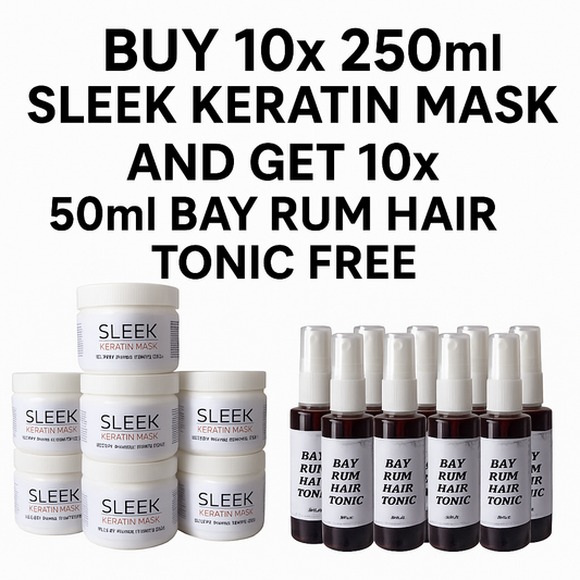 Mel’s Haircare Reseller Specials | Sleek Keratin & Bay Rum Deals