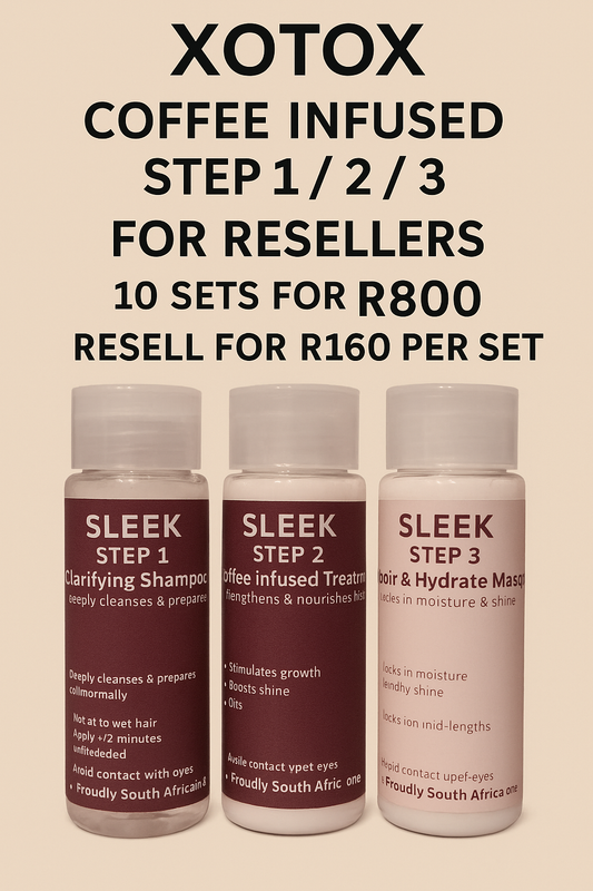 Xotox Coffee Infused 3-Step Reseller Combo (10 Sets)