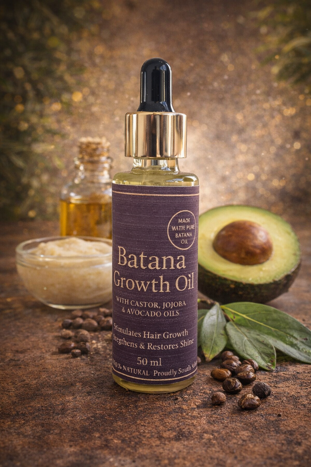 Batana Growth Oil – 50ml | Natural Hair Growth & Repair Oil