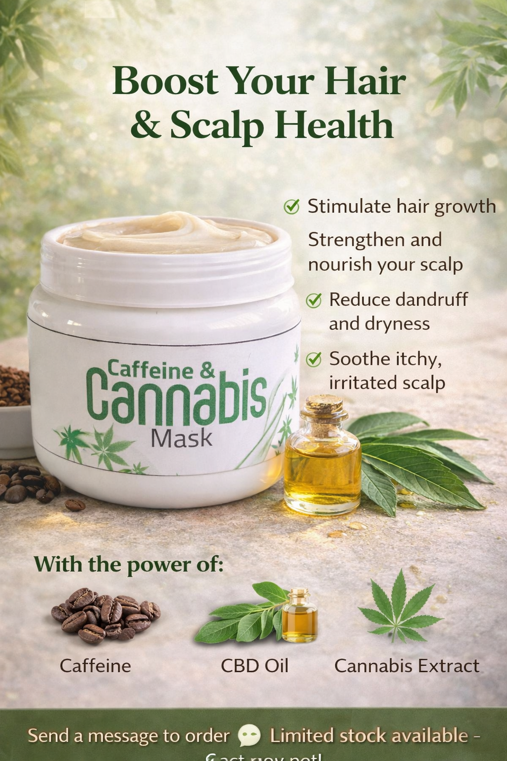 Caffeine & Cannabis Mask