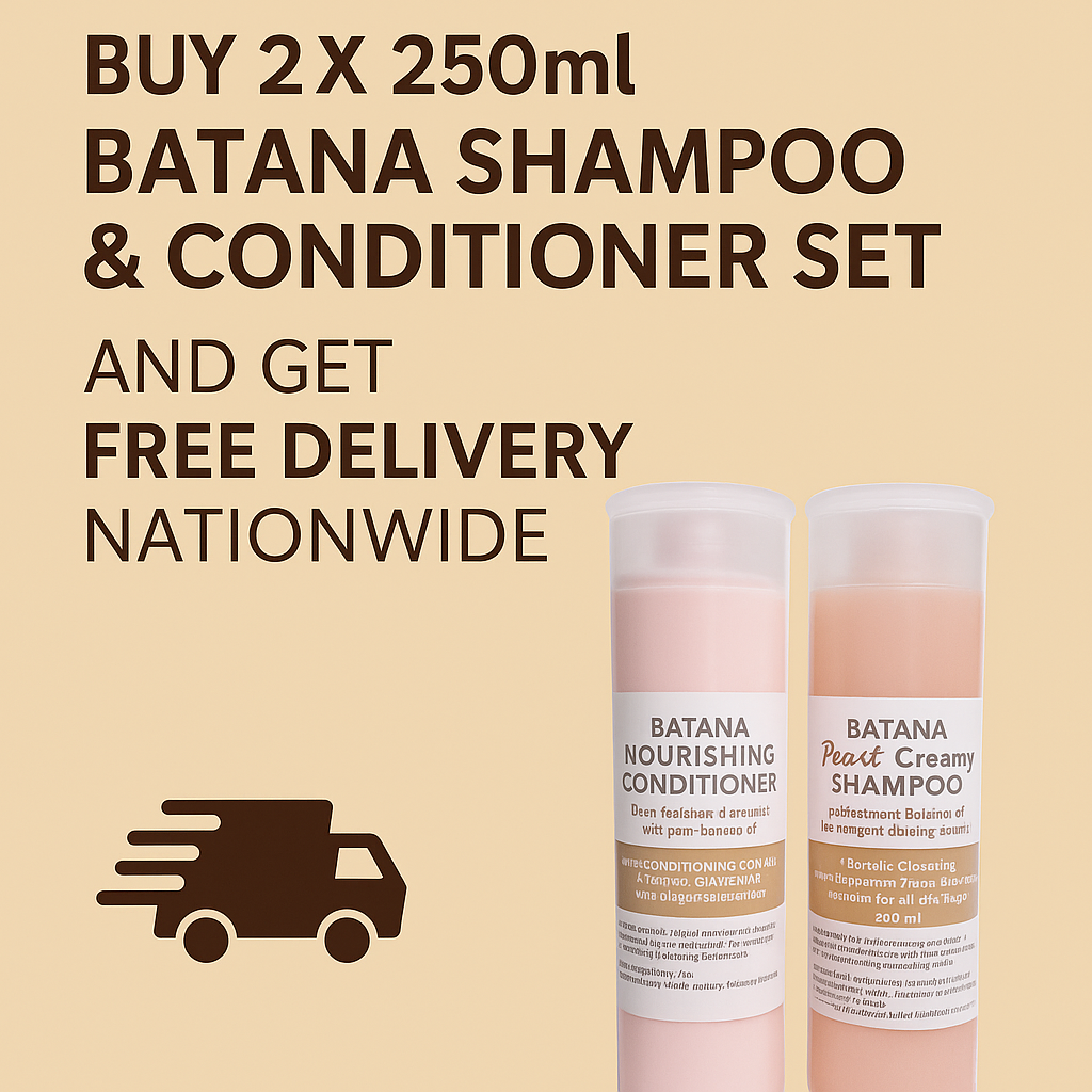 Batana 250ml Pearl Creamy Shampoo & Nourishing Conditioner Set