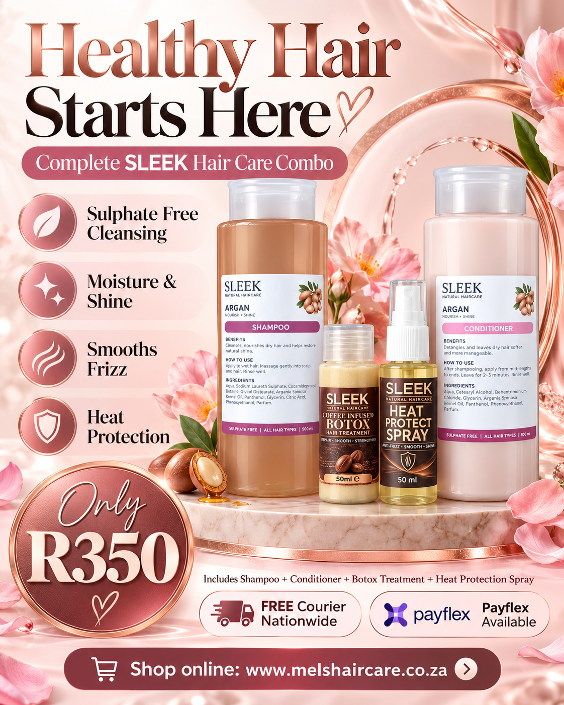Sleek Hair Care Combo