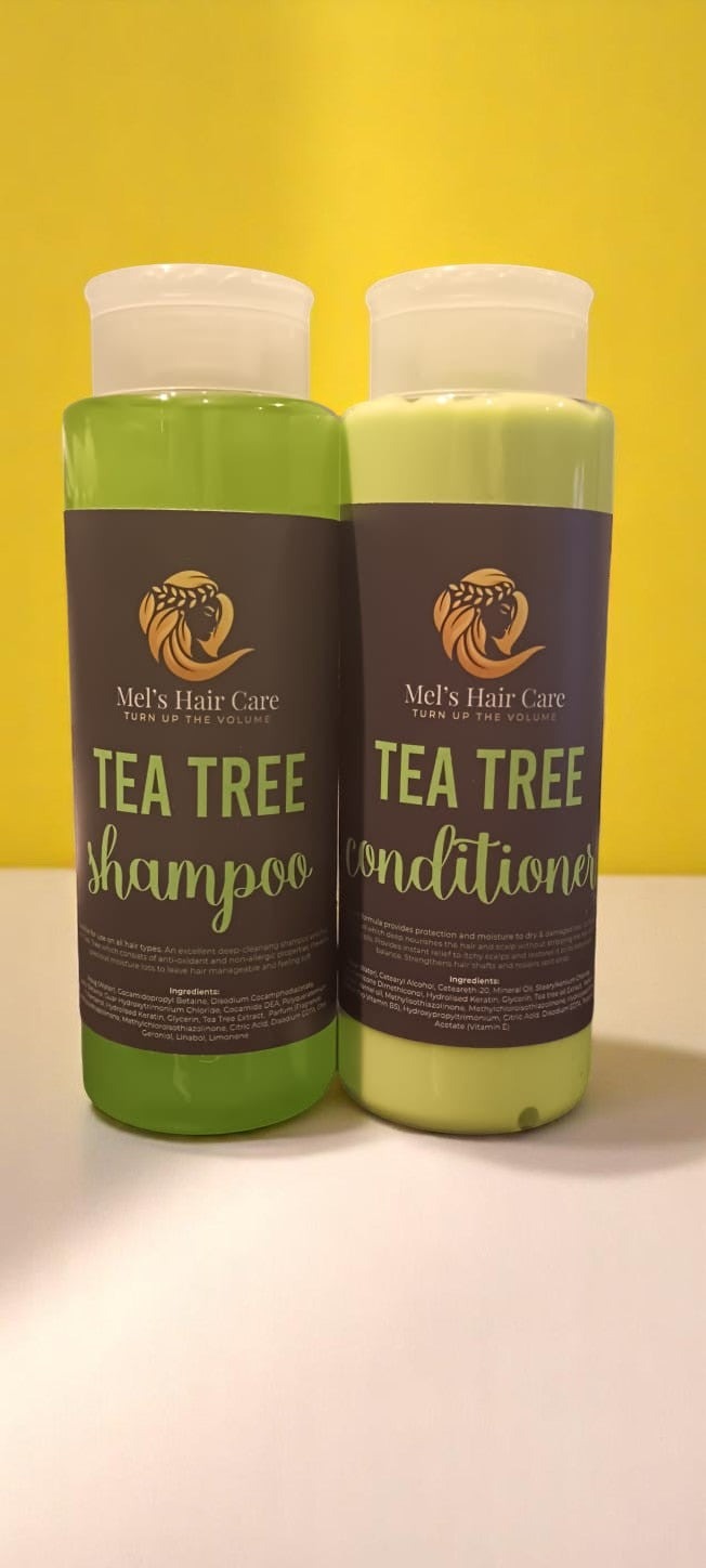 500ml Tea Tree Sulphate Free Shampoo & Conditioner