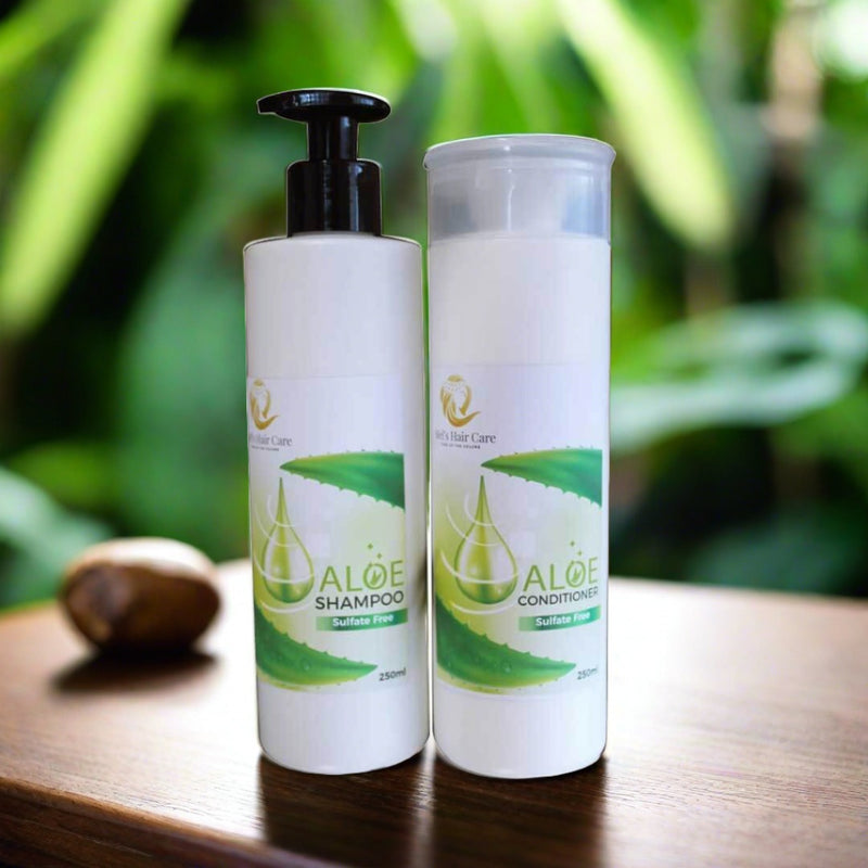 Aloe Shampoo and Conditioner Set Mels Hair Care