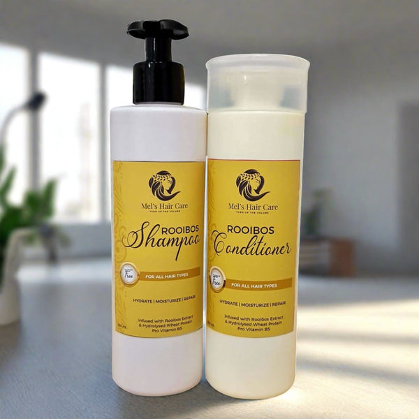 Organic Rooibos Shampoo and Conditioner: Nourishing Hair Care Duo for Natural Radiance